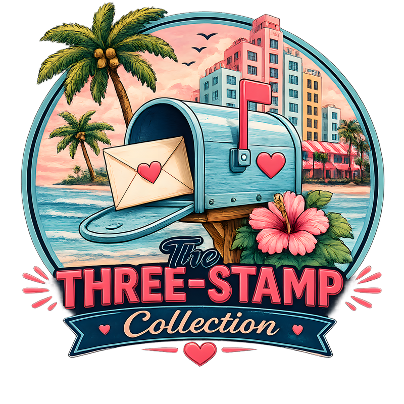 Postmarked In The 305 The Three-Stamp Collection